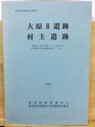 大原Ⅱ遺跡・村主遺跡 : 一般国道17号線(月夜野バイパス)改築工事に伴う埋蔵文化財発掘調査報告書3