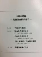 寺野東遺跡 : 発掘調査概要報告