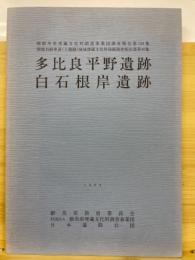 関越自動車道(上越線)地域埋蔵文化財発掘調査報告書