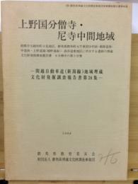 関越自動車道(新潟線)地域埋蔵文化財発掘調査報告書