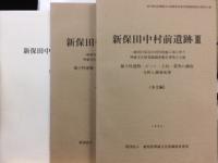 新保田中村前遺跡 : 一級河川染谷川河川改修工事に伴う埋蔵文化財発掘調査報告書第3分冊