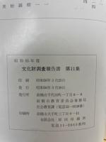 文化財調査報告書