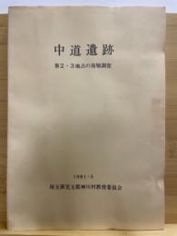 中道遺跡 : 第2・3地点の発掘調査