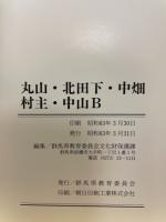 丸山・北田下・中畑・村主・中山B : 昭和62年度荒砥北部遺跡群発掘調査報告