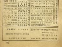 立体再生ハンドブック　無線と実験昭和34年1月号付録