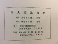 西大室遺跡群 : 土地改良事業実施地区内埋蔵文化財発掘調査概報