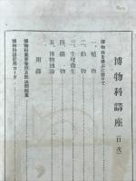 専檢講座　譜記学科　博物