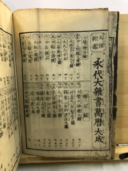 永代大雑書萬暦大成 / 古本倶楽部株式会社 / 古本、中古本、古書籍の