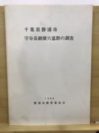 千葉県勝浦市守谷長網横穴墓群の調査