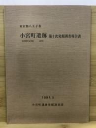 小宮町遺跡発掘調査報告書