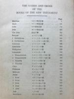 THE MAMES AND ORDER OF THE BOOK OF THE NEW TESTAMENT
