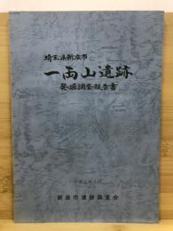 「一両山遺跡」発掘調査報告書