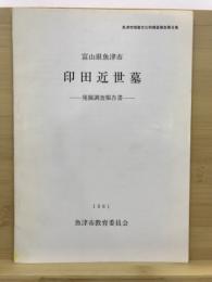 印田近世墓 : 発掘調査報告書