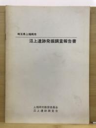 埼玉県上福岡市沼上遺跡発掘調査報告書