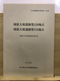 西原大塚遺跡第138地点・西原大塚遺跡第154地点埋蔵文化財発掘調査報告書