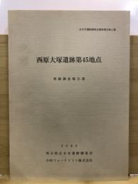 西原大塚遺跡第45地点発掘調査報告書