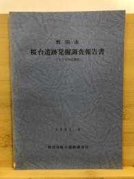 野田市桜台遺跡発掘調査報告書 : 1979年度調査