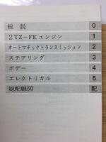 トヨタ　エスティマ 修理書　追補版 1991年8月