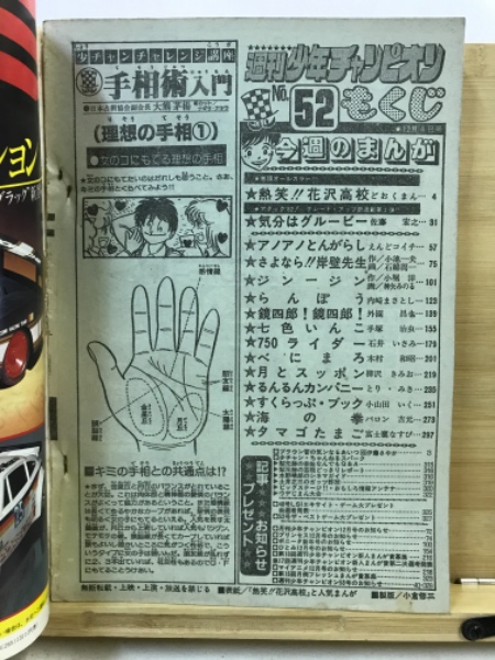 週刊少年チャンピオン 1981年 6月19日号 28 750ライダー 秋田