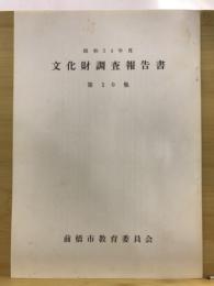 文化財調査報告書