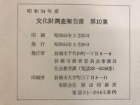 文化財調査報告書