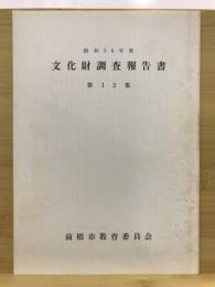 文化財調査報告書