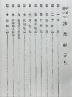 平易に説いた法華經