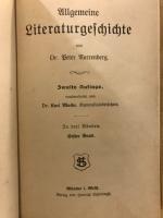 Allgemeine Litteraturgeschichte von Dr.Peter Notrenberg.