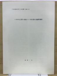 いわゆる立野ヶ原型ナイフ形石器の基礎的整理