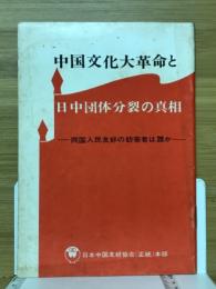 中国文化大革命と日中団体分裂の真相 : 両国人民友好の妨害者は誰か