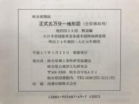岐阜県関係正式五万分一地形図 明治24年測図～大正元年測図