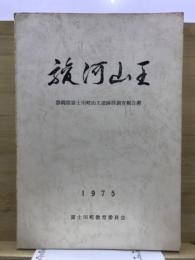 駿河山王 : 静岡県富士川町山王遺跡群調査報告書