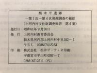 梨木平遺跡 : 第1次～第4次発掘調査の総括