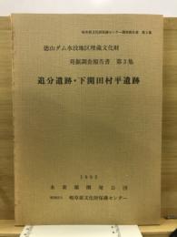 徳山ダム水没地区埋蔵文化財発掘調査報告書