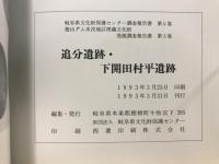 徳山ダム水没地区埋蔵文化財発掘調査報告書