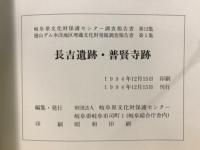 徳山ダム水没地区埋蔵文化財発掘調査報告書