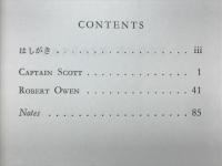 スコット伝　オウエン伝　CAPTAIN SCOTT ROBERT OWEN