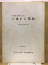 大栄町大蔵台2遺跡確認調査報告書