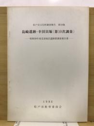 松戸市文化財調査報告