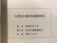 八日市場市矢摺泥炭遺跡発掘調査報告 : 独木舟の調査