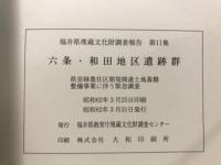 六条・和田地区遺跡群 : 県営緑農住区開発関連土地基盤整備事業に伴う緊急調査