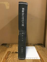 朝鮮銀行統計月報