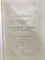 The fifth Olympiad : the official report of the Olympic games of Stockholm, 1912