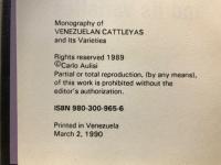 Monography of the Venezuelan Cattleyas and its Varieties