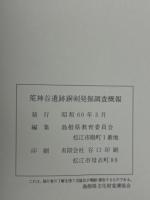 荒神谷遺跡　銅剣発掘調査概報