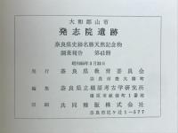 大和郡山市発志院遺跡