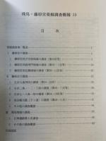 飛鳥・藤原宮発掘調査概報19