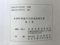 木津町埋蔵文化財調査報告書第3集