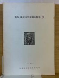 飛鳥・藤原宮発掘調査概報21 1991年5月