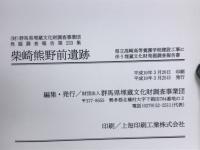 群馬県埋蔵文化財調査事業団調査報告書　第233集　柴崎熊野前遺跡 : 県立高崎高等養護学校建設工事に伴う埋蔵文化財発掘調査報告書 ＜群馬県埋蔵文化財調査事業団調査報告＞
